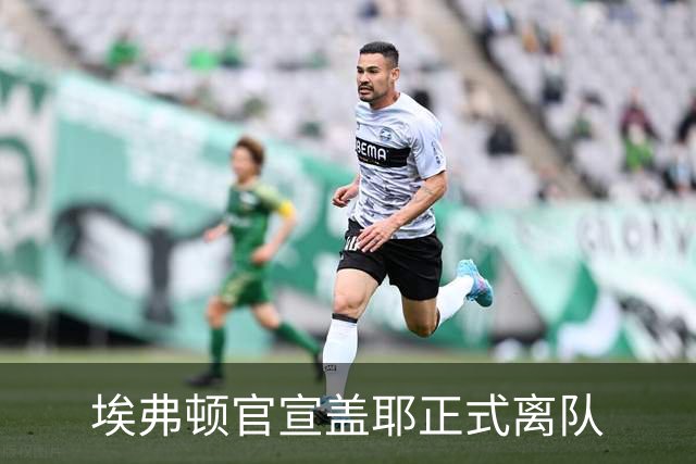 埃弗顿官宣盖耶正式离队
